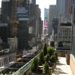 uitzicht terras op times square